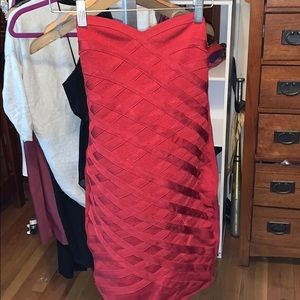 Red dress
